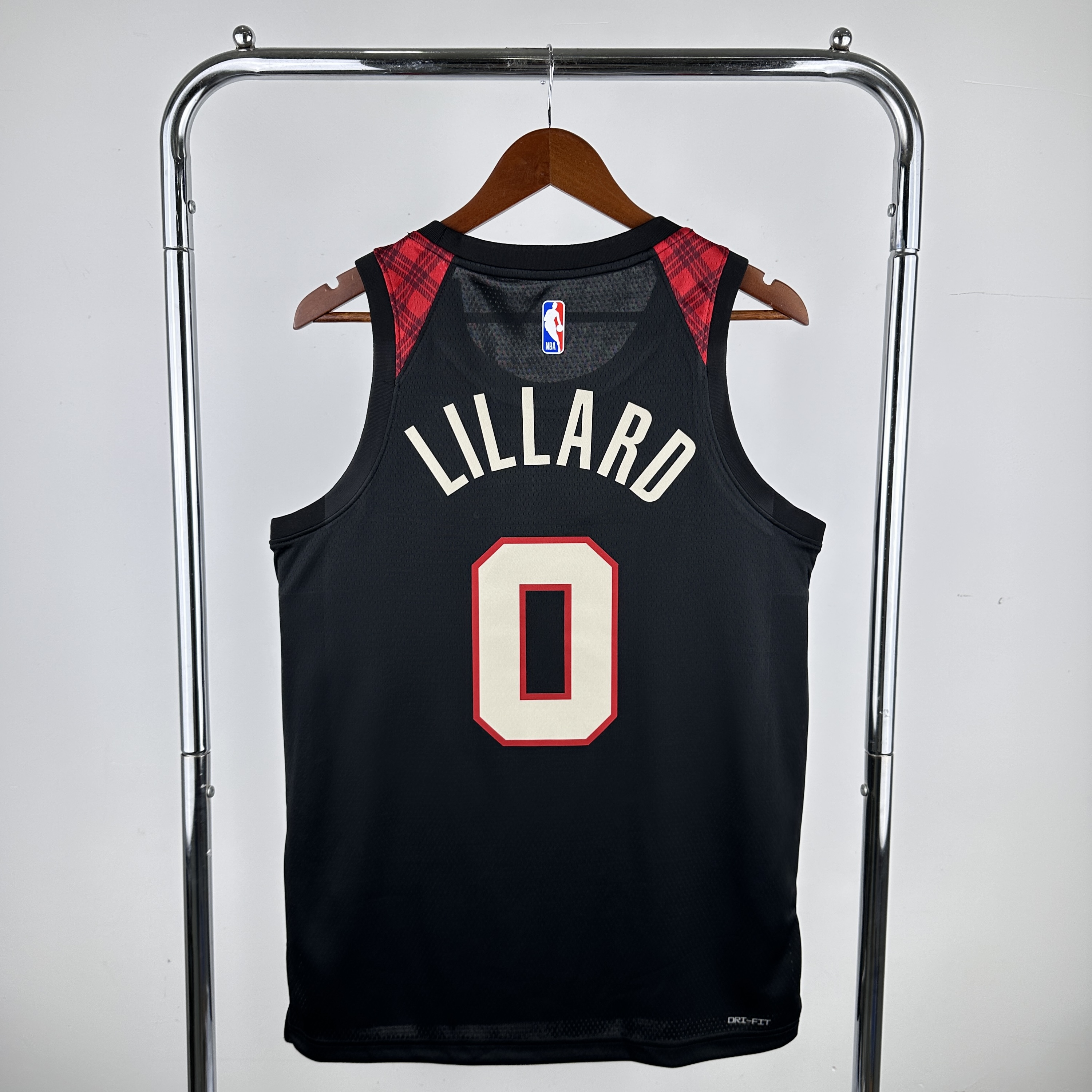 Men Portland Trail Blazers #0 Lillard Black City Edition Nike 2024 NBA Jersey